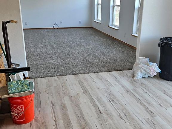 Dining room and entryway to family room