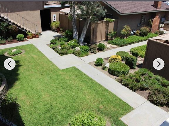 Courtyard view, looking in direction of #2 unit