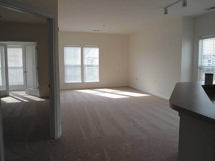 Open living/dining space