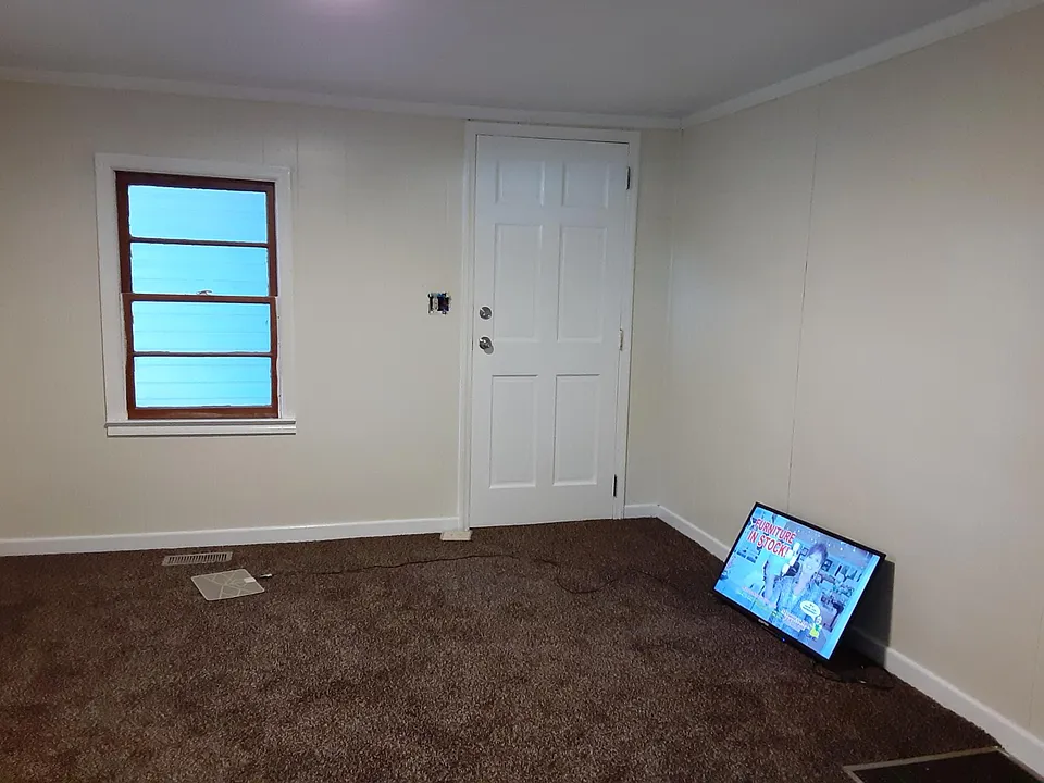 door to outside.