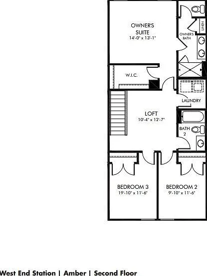 3 bed, 2.5 bath, 1601 sqft, $1,900 — Photo 3