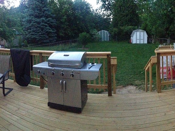 21x12 Attached Private Deck 