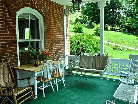 Front porch, entertaining