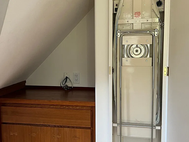Built in ironing board