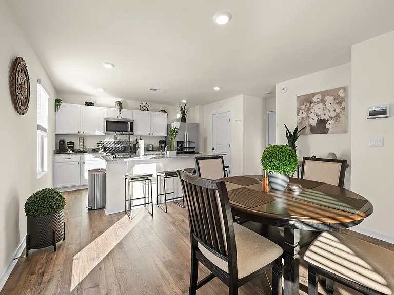 Kitchen and dining area
