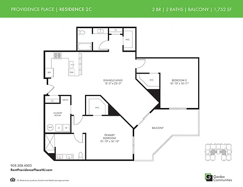 Floor plan 2C