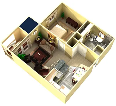 Floor plan 1 Bedroom