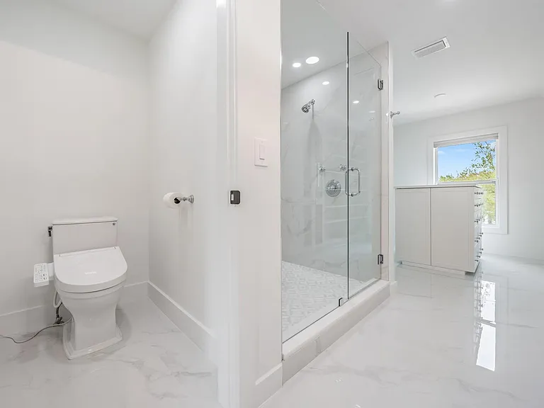 Master Shower Alternative View with Toto Smart Toilet