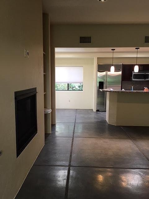 part of living room and kitchen