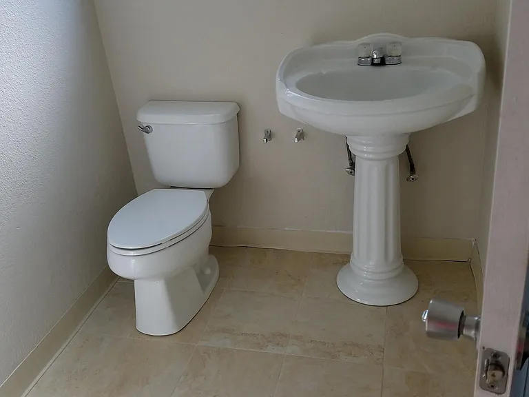 Downstairs half bathroom