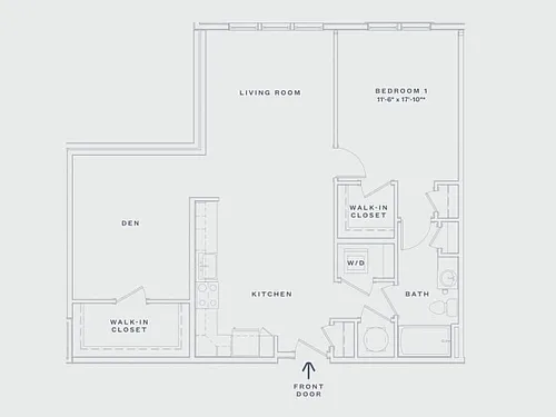 Floor plan A1G