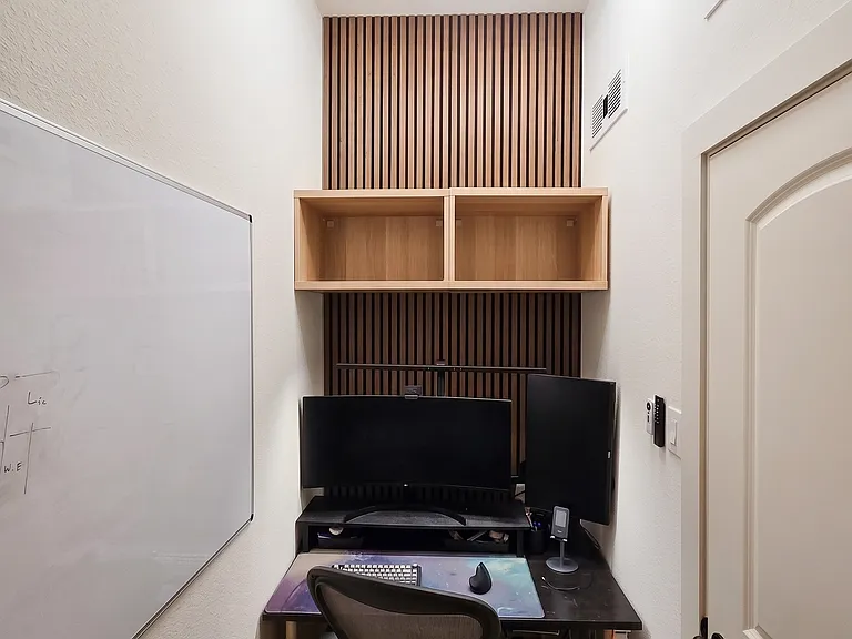 office in master bedroom