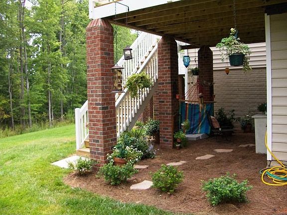 Patio under deck