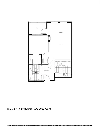 Floor plan 1X1 - B1