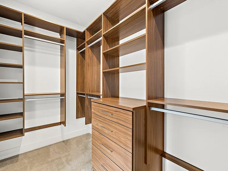 Primary walk in closet