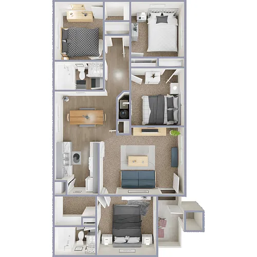 Floor plan D1