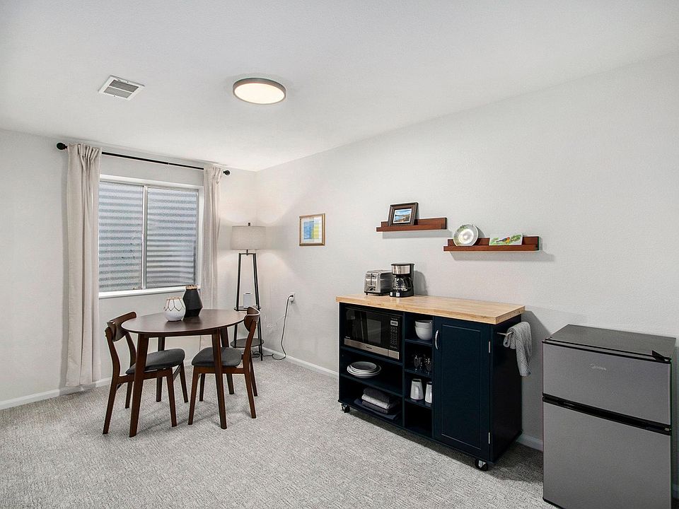 Dining area and kitchenette