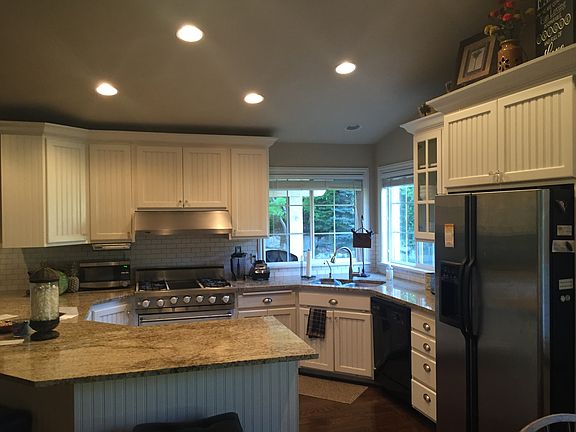 New granite and Subway tile