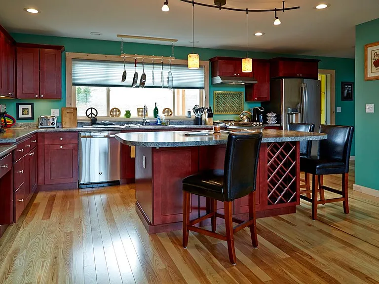 The kitchen has everything you need to cook a gourmet meal,