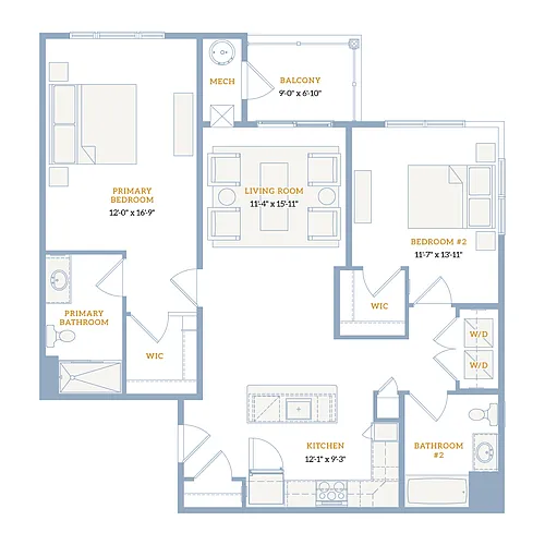 Floor plan B2A