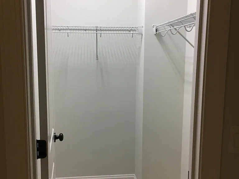Secondary bedroom walk-in closet