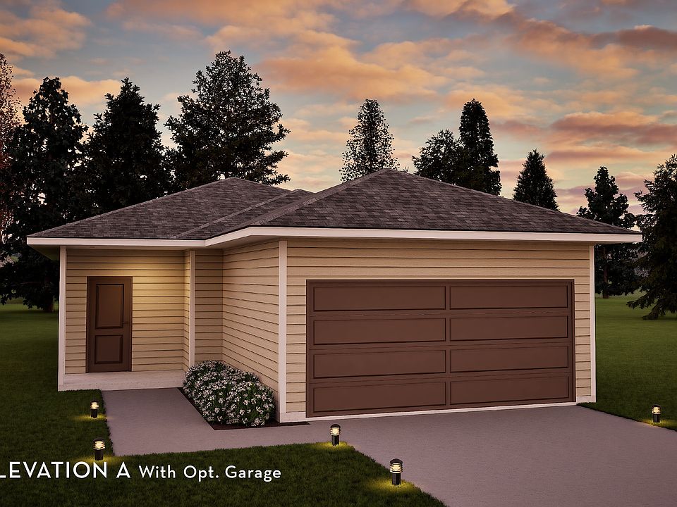 Hancock Elevation A With Optional Garage