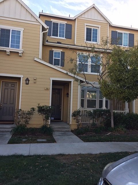 townhome with large front porch