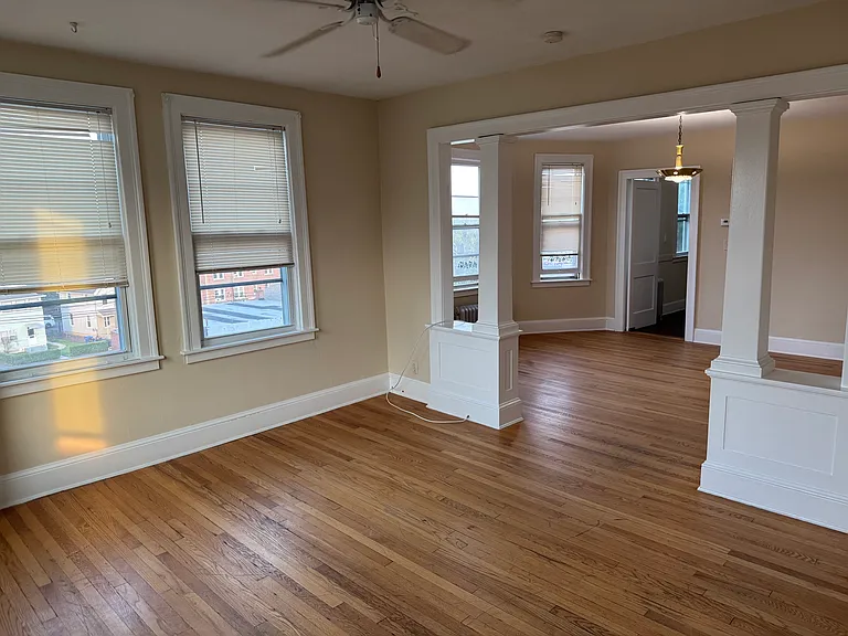 living room & dining room - hardwood floors throughout