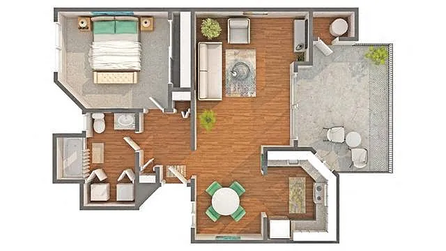 Floor plan The Hawkins