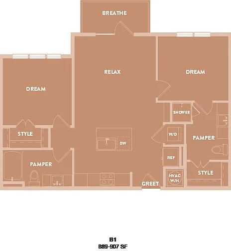 Floor plan B1