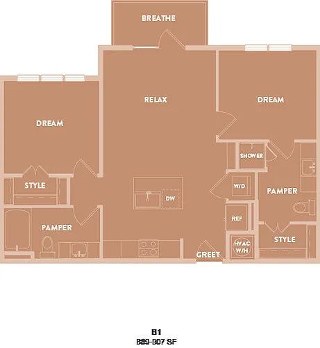 Floor plan B1