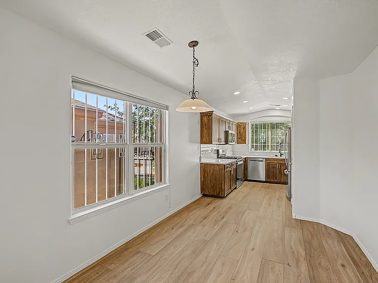 Kitchen and dining area.