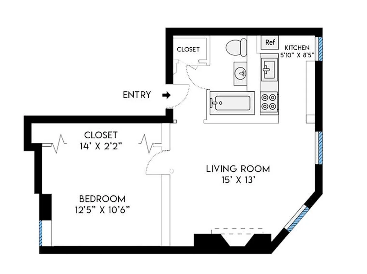 Building Photo - 342 W 56th St #2F