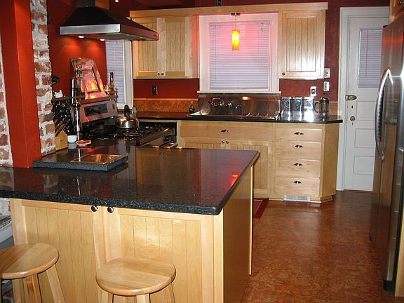 kitchen looking east