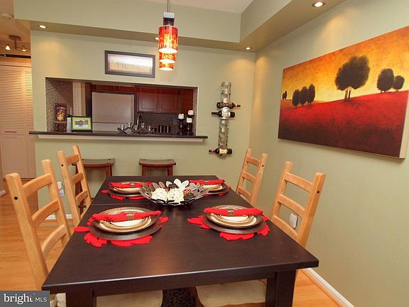 Well Lit Dining Area