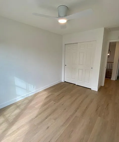 Bedroom 4 with large closet.