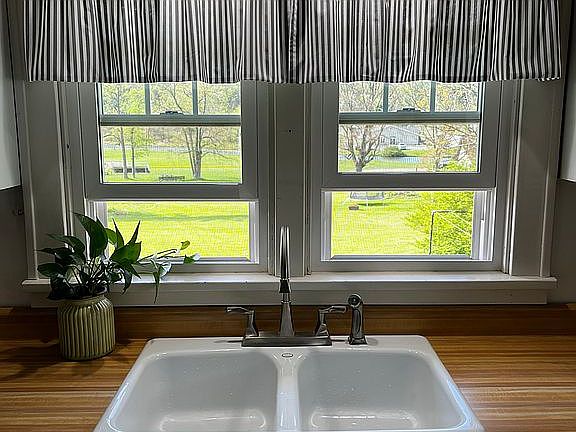 Lovely backyard view