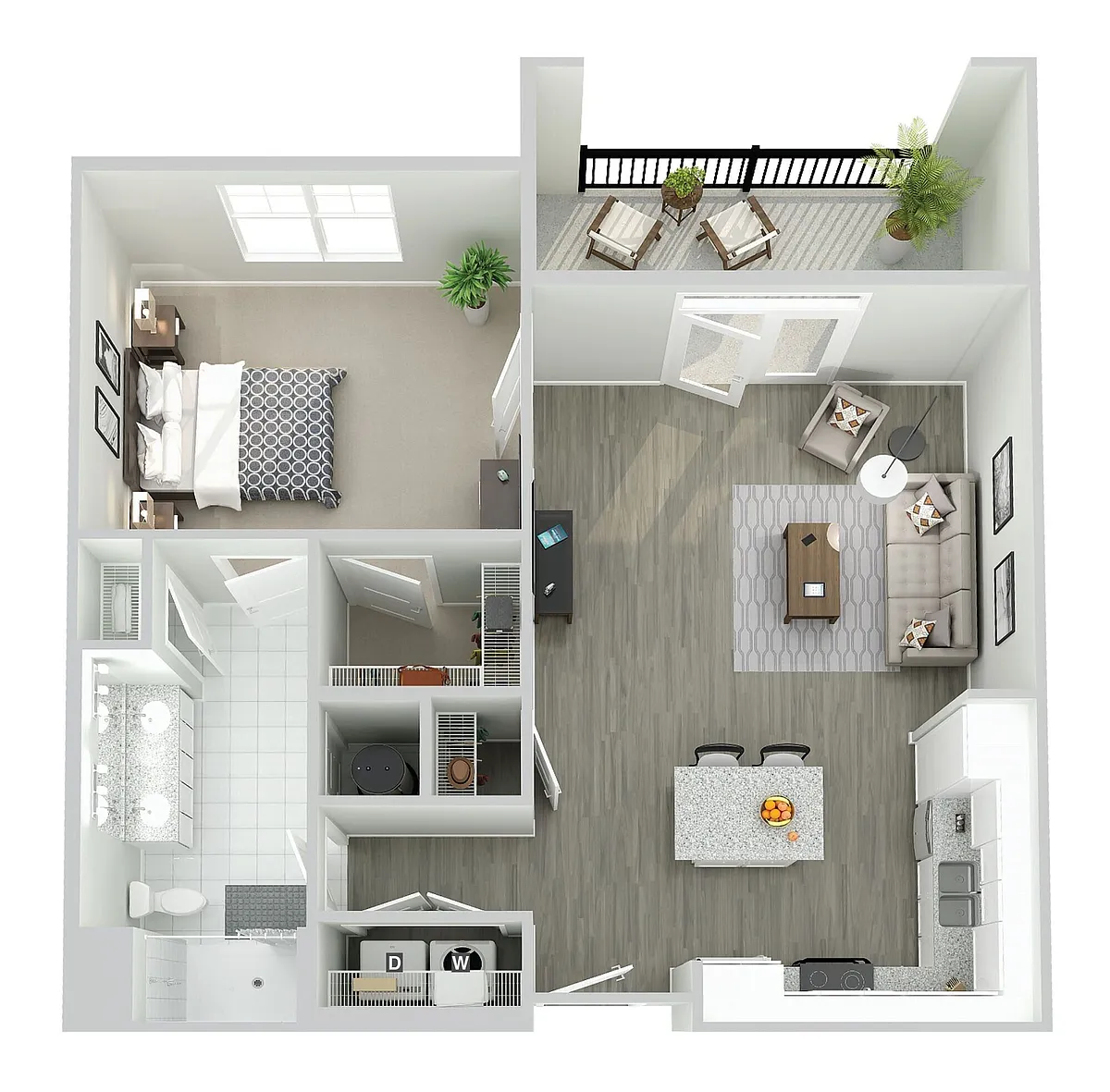 Floor plan A1E