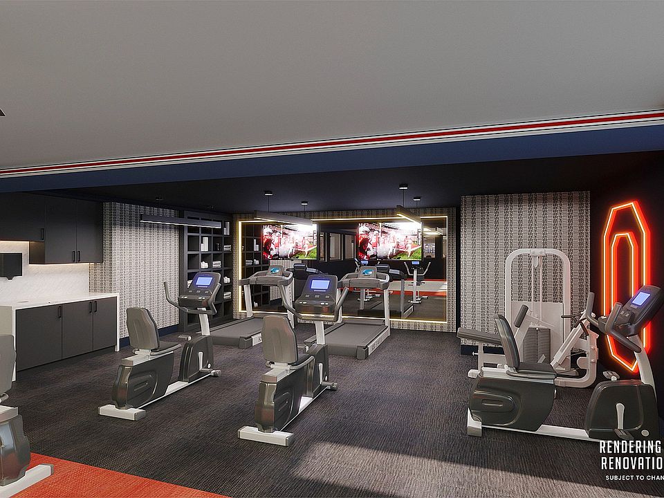 Rendering of Fitness Center