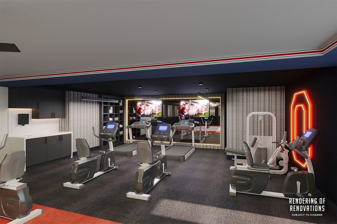 Rendering of Fitness Center