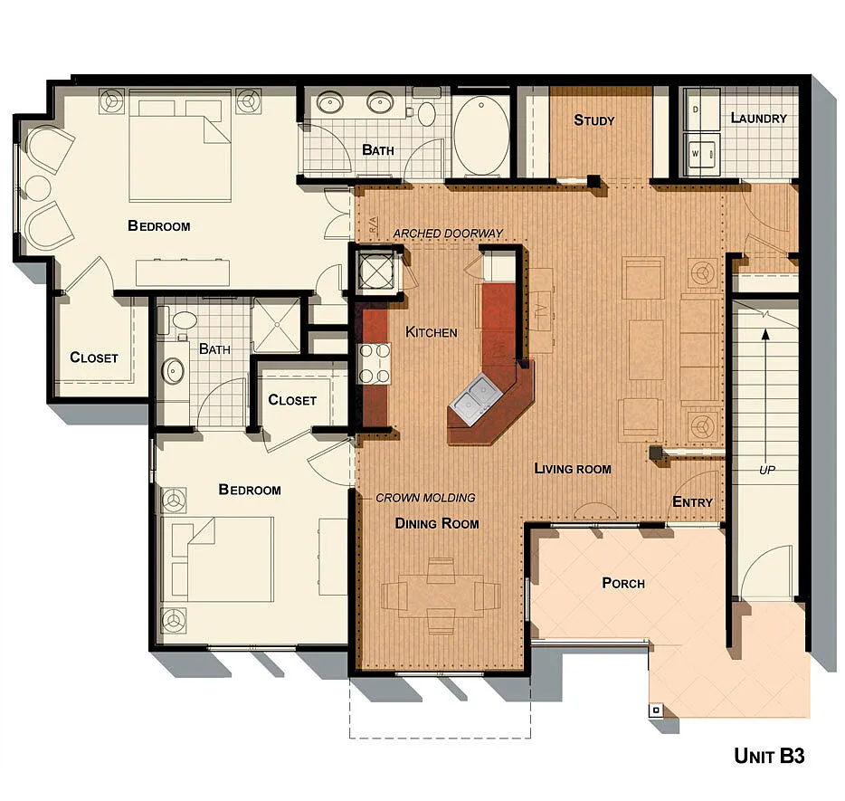 Floor plan B3