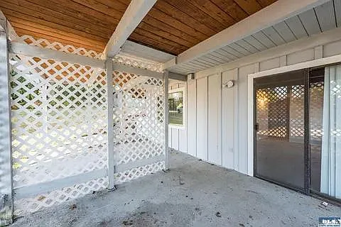 Downstairs patio