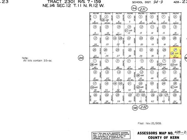 0 20th St W Lot 32, Mojave, CA 93501