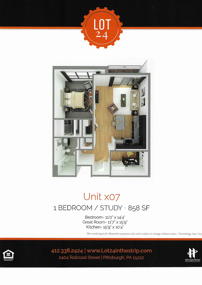 Floor plan Lot 858