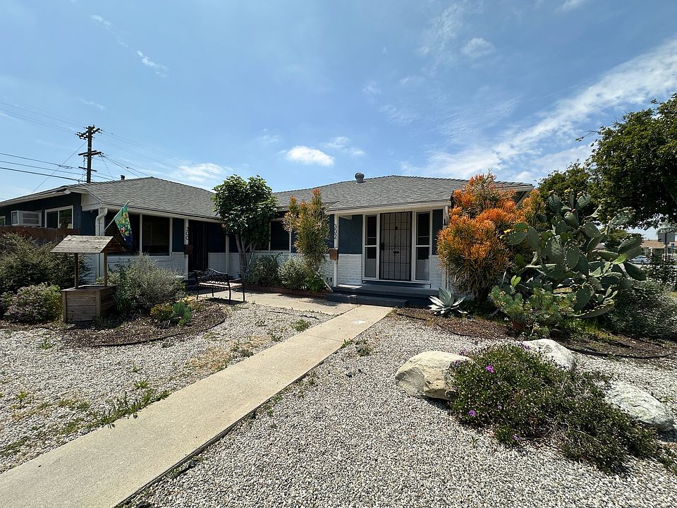 Front unit of single-story duplex located on corner lot. Only one neighbor!