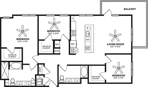 Floor plan C2