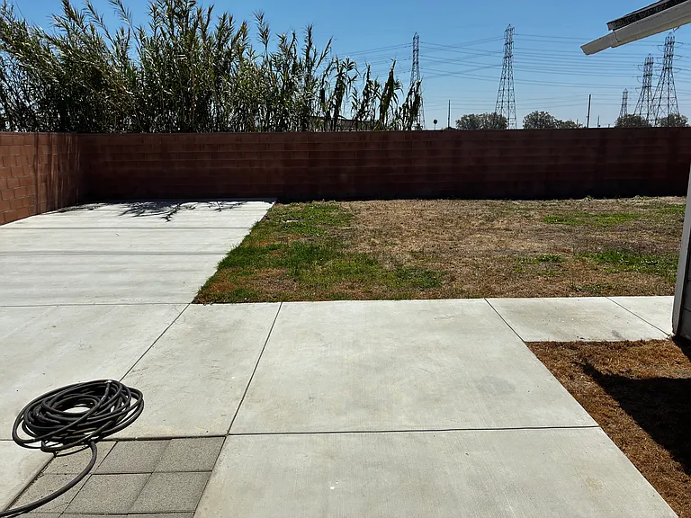 large backyard