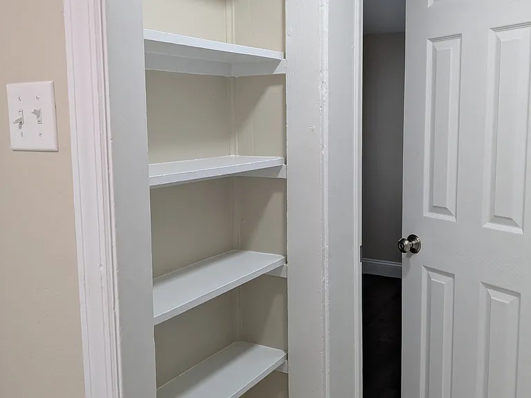 Pantry shelves
