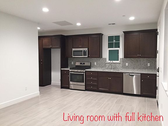 Living Room with Full Kitchen
