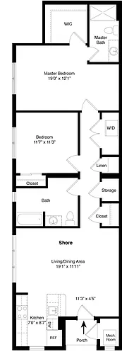 Floor plan Shore